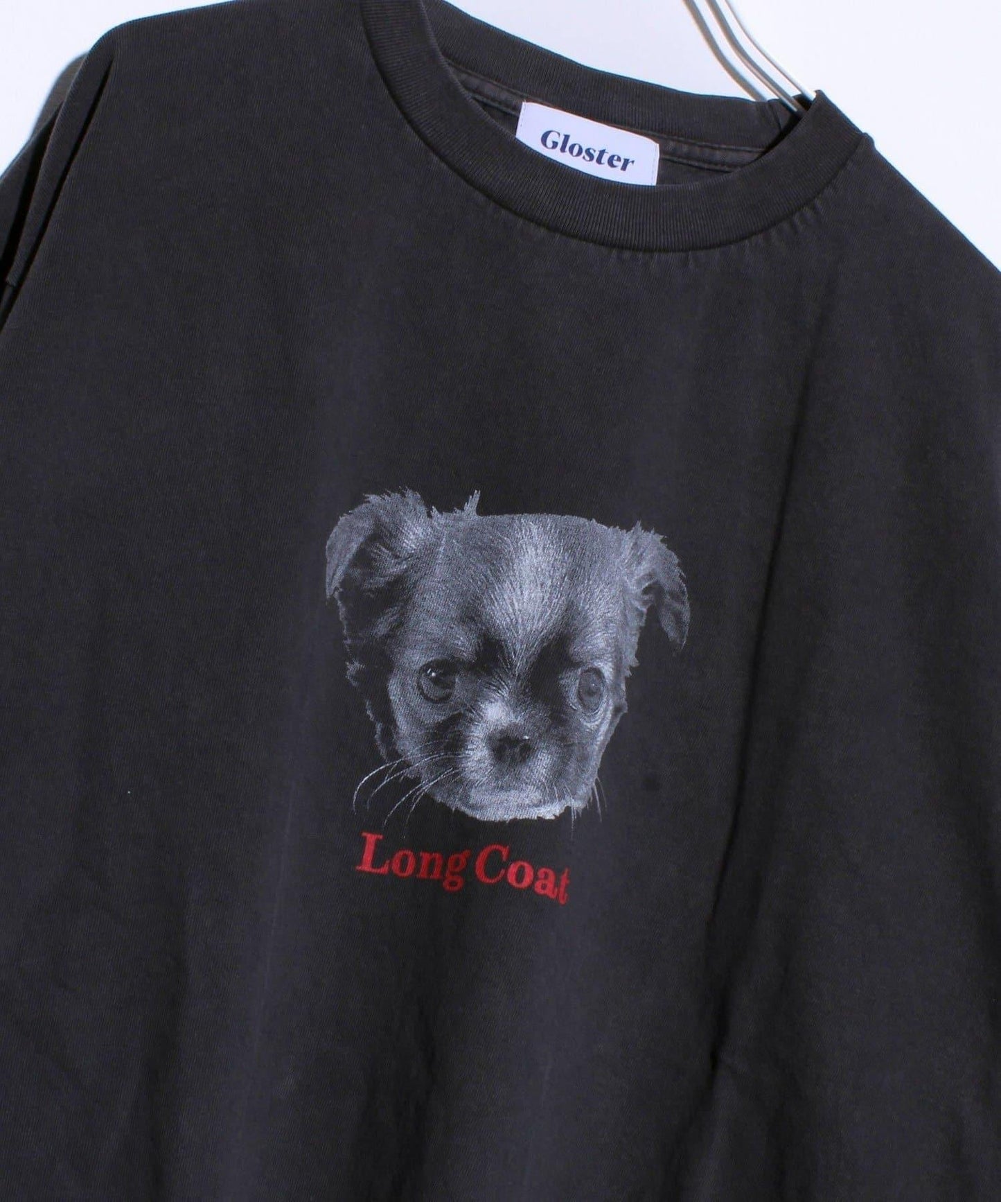 【人氣系列】【DOG&CAT】犬貓印花圓領長袖T恤