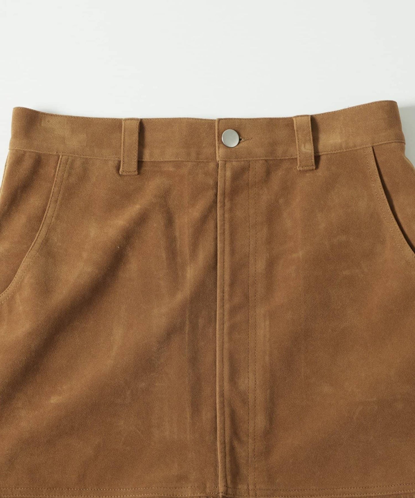 【AW】麂皮流蘇迷你裙