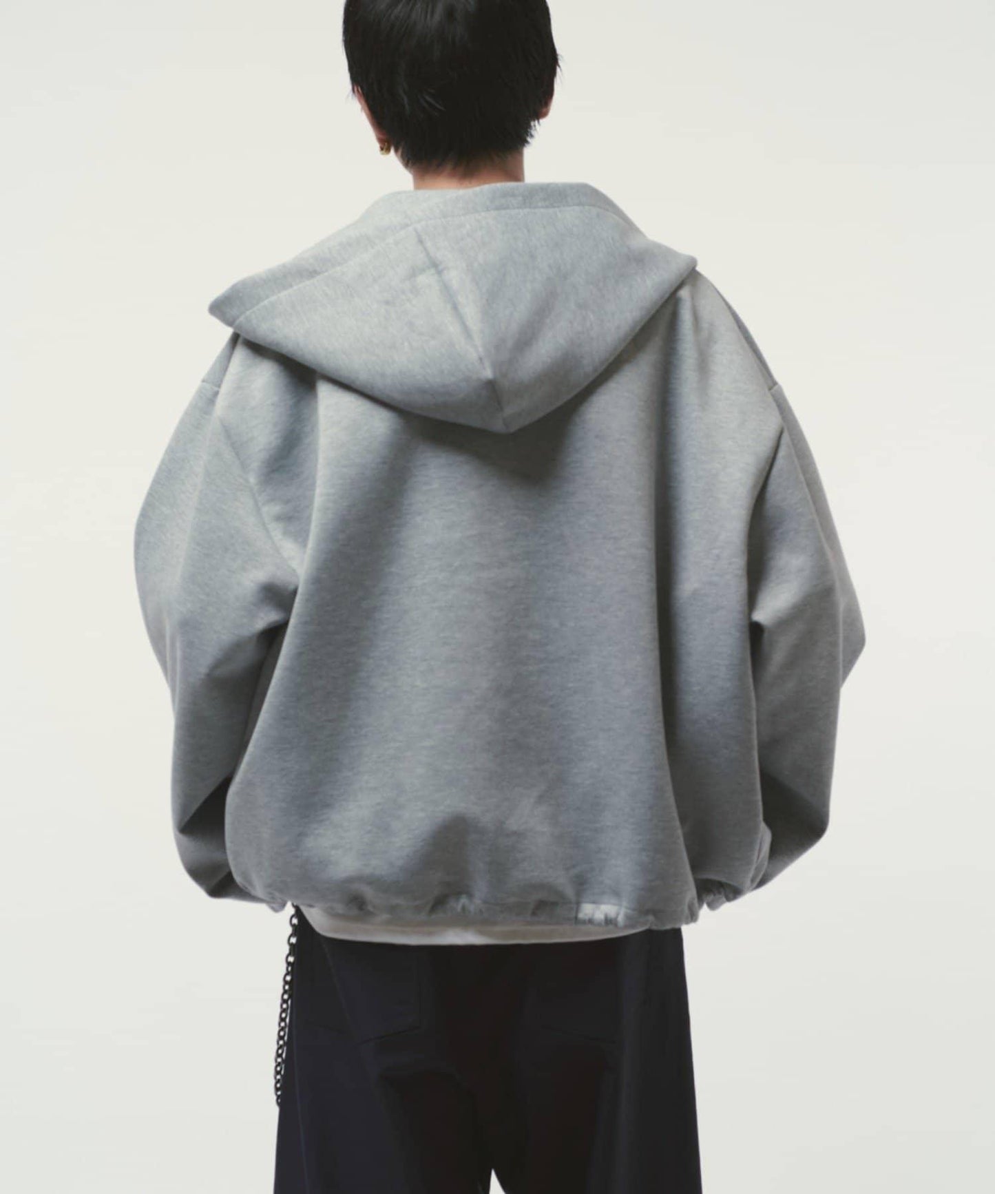 寬鬆大碼連帽外套