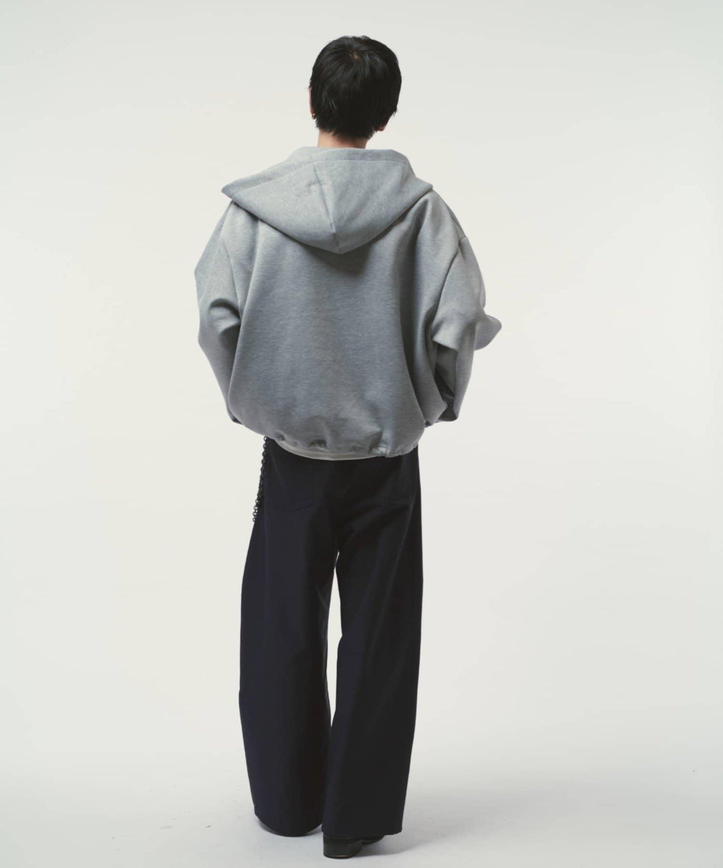 寬鬆大碼連帽外套