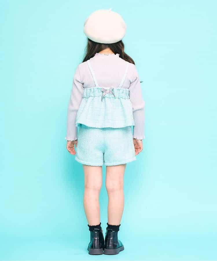 蓬鬆短褲 短款