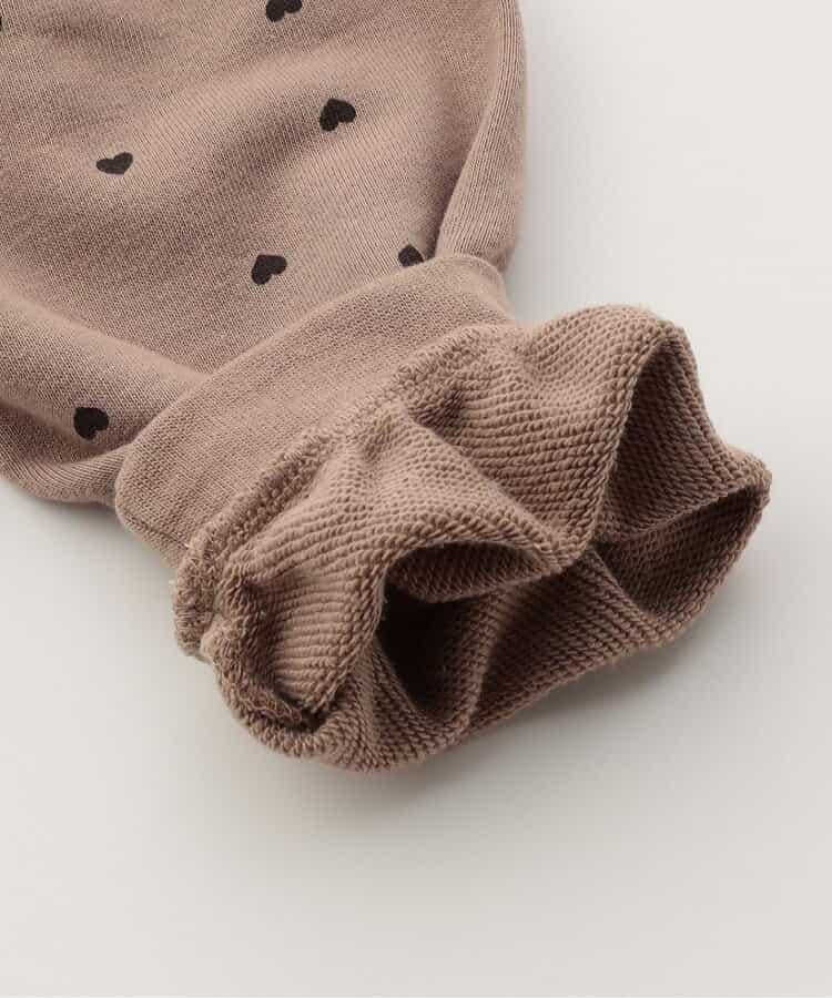 袖部蓬鬆全印花衛衣