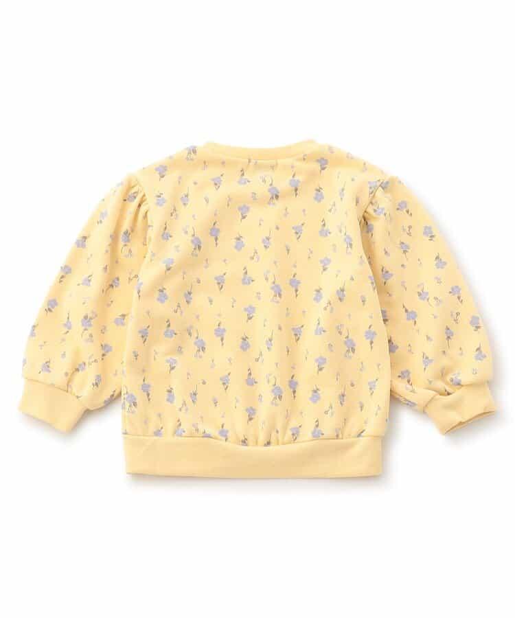 袖部蓬鬆全印花衛衣