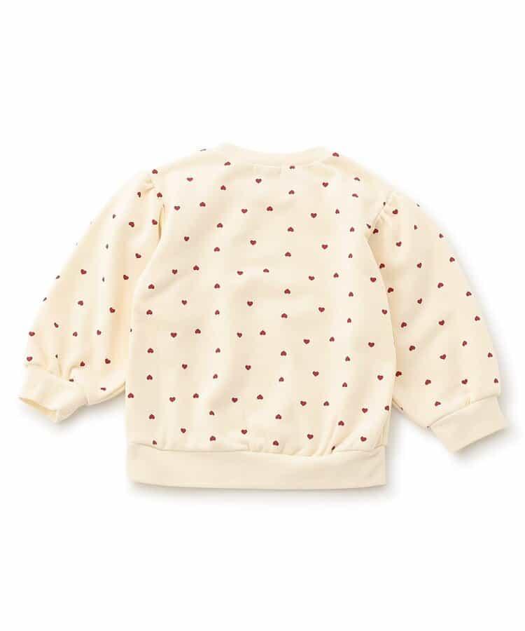 袖部蓬鬆全印花衛衣