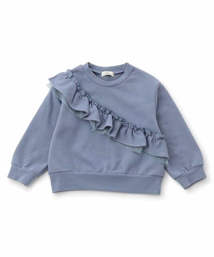 多色荷葉邊衛衣