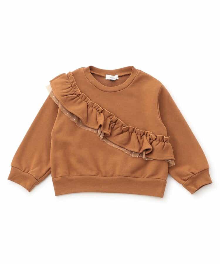 多色荷葉邊衛衣