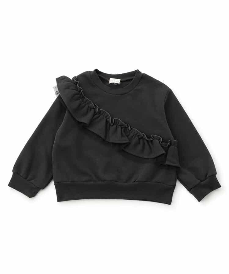 多色荷葉邊衛衣