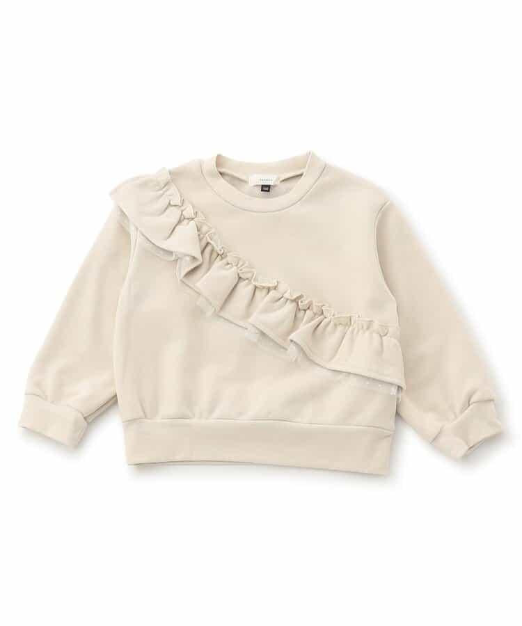 多色荷葉邊衛衣