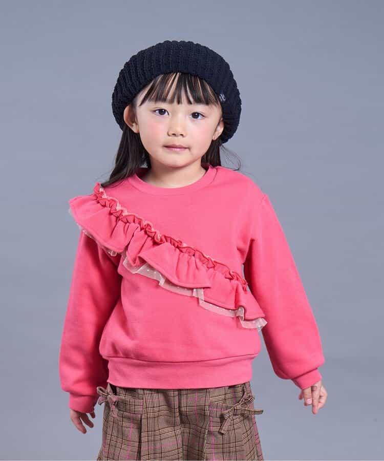 多色荷葉邊衛衣