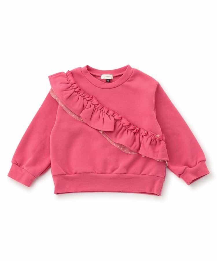 多色荷葉邊衛衣