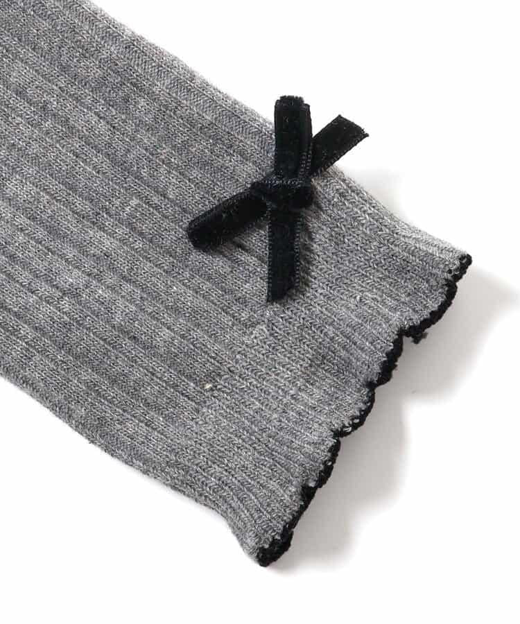 下襬蝴蝶結打底褲