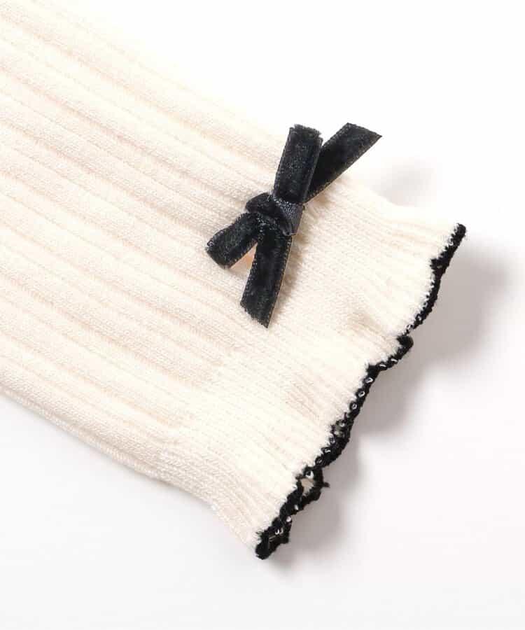 下襬蝴蝶結打底褲