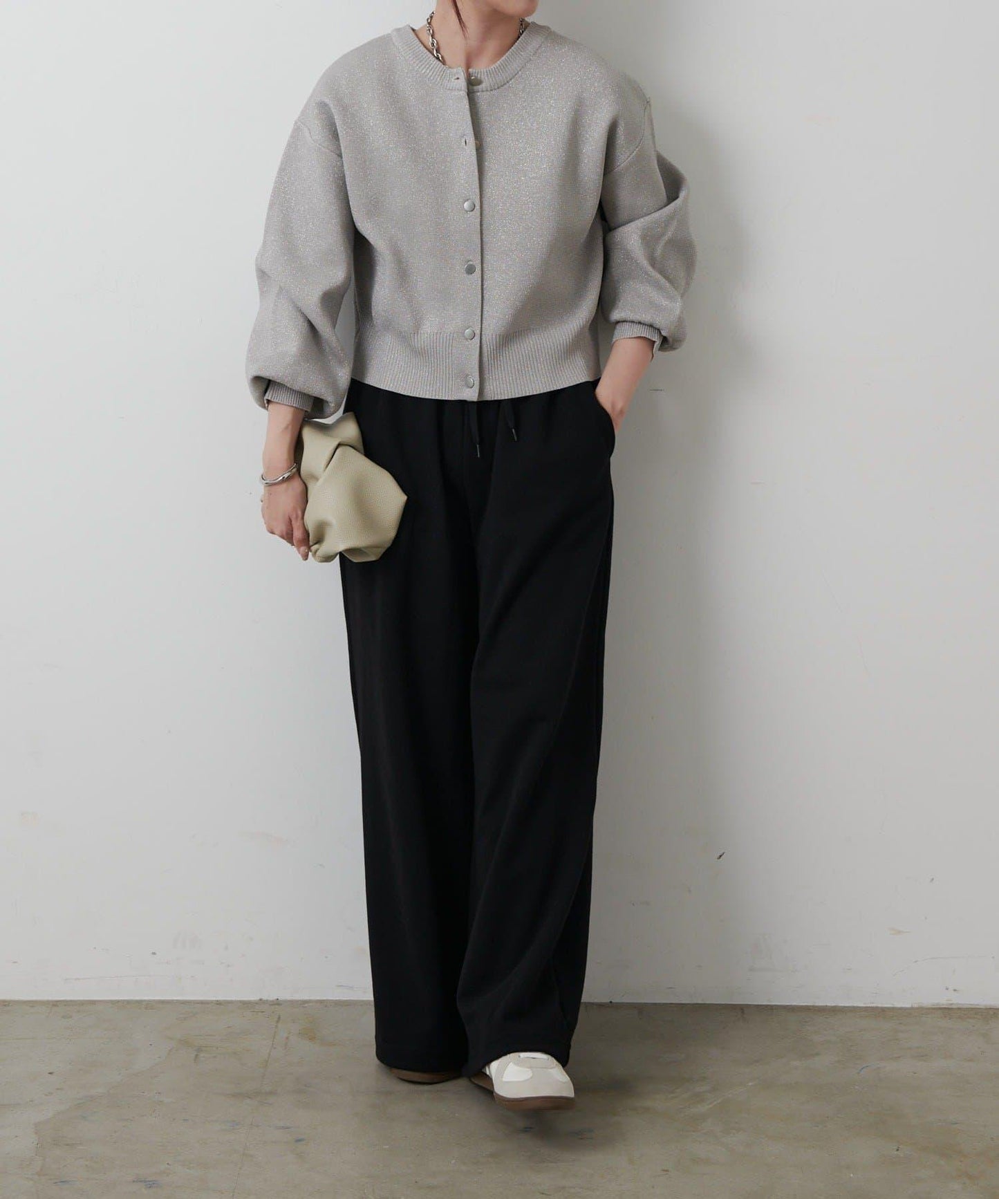 【AW/復刻】亮絲針織開衫