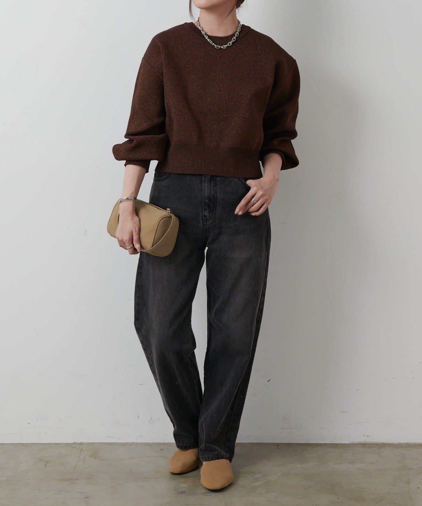 【AW/復刻】亮絲針織開衫