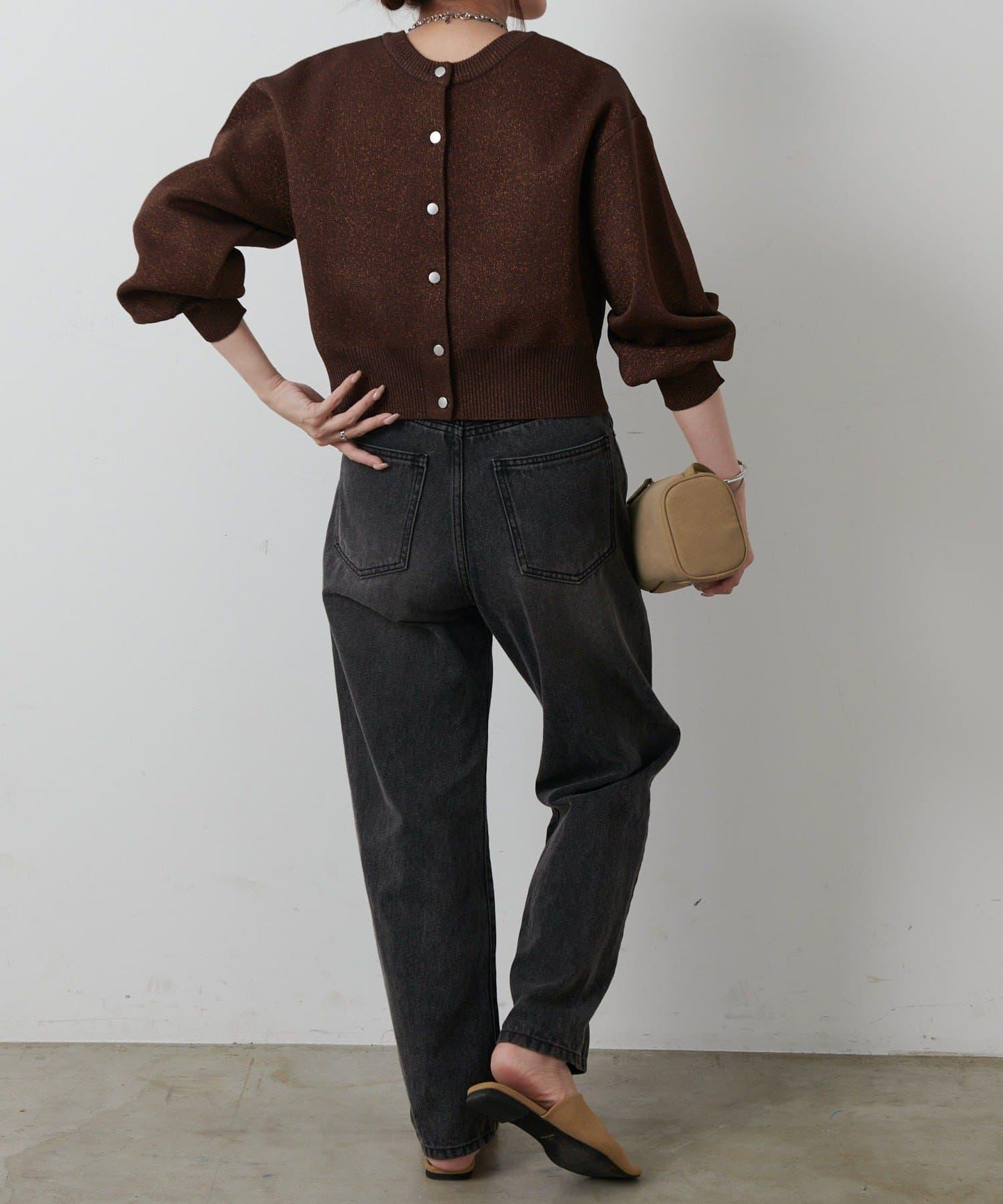 【AW/復刻】亮絲針織開衫