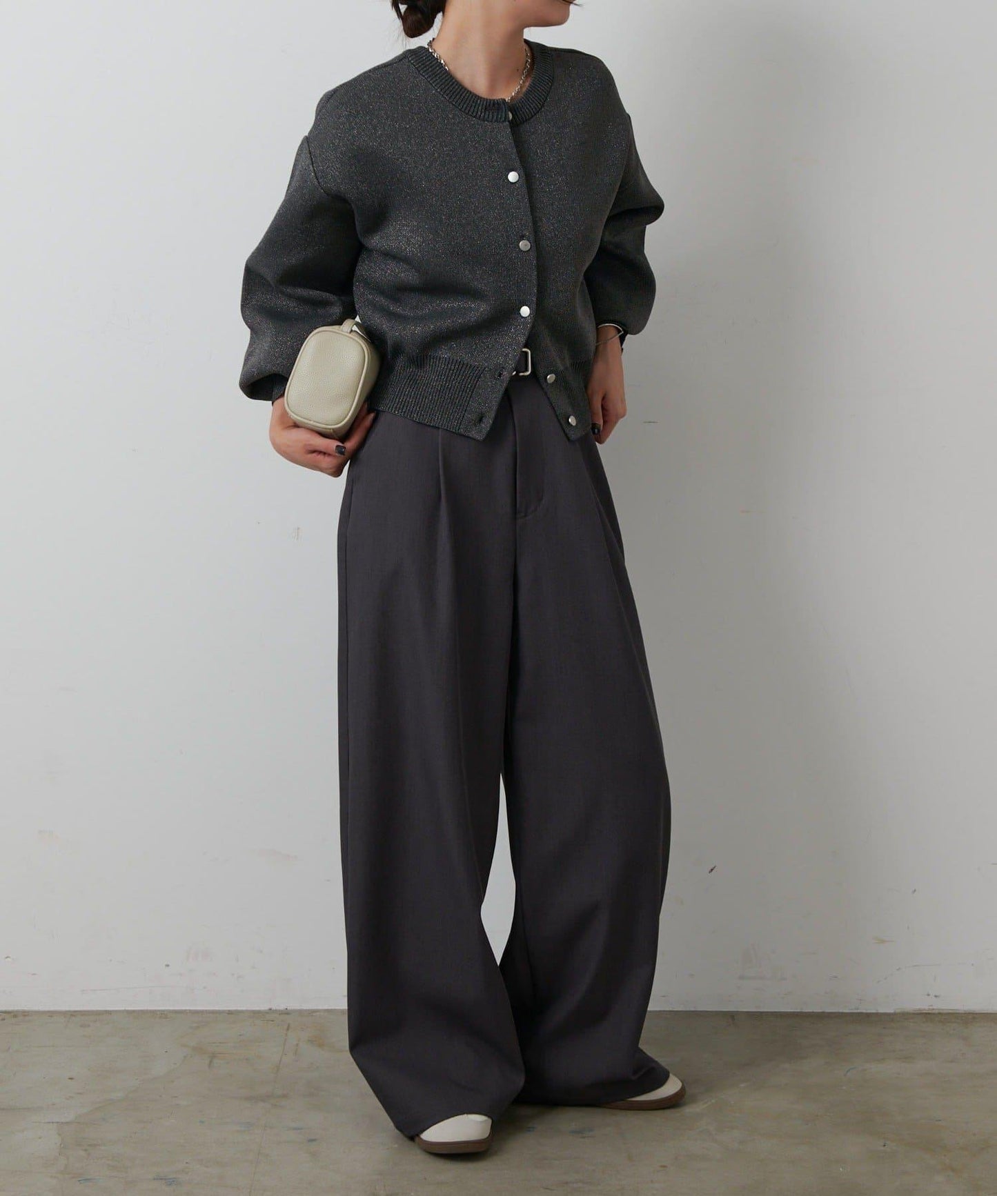 【AW/復刻】亮絲針織開衫