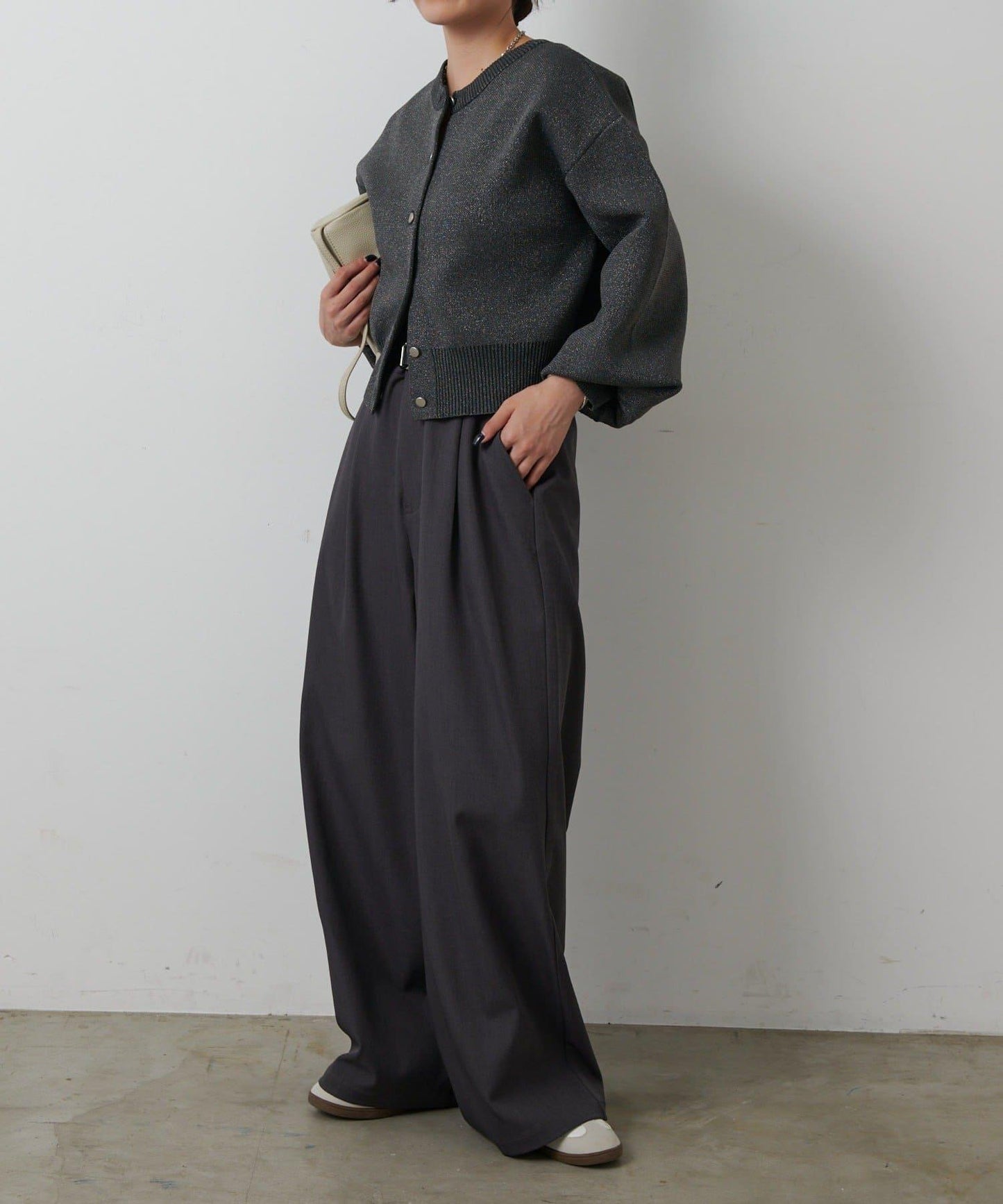 【AW/復刻】亮絲針織開衫