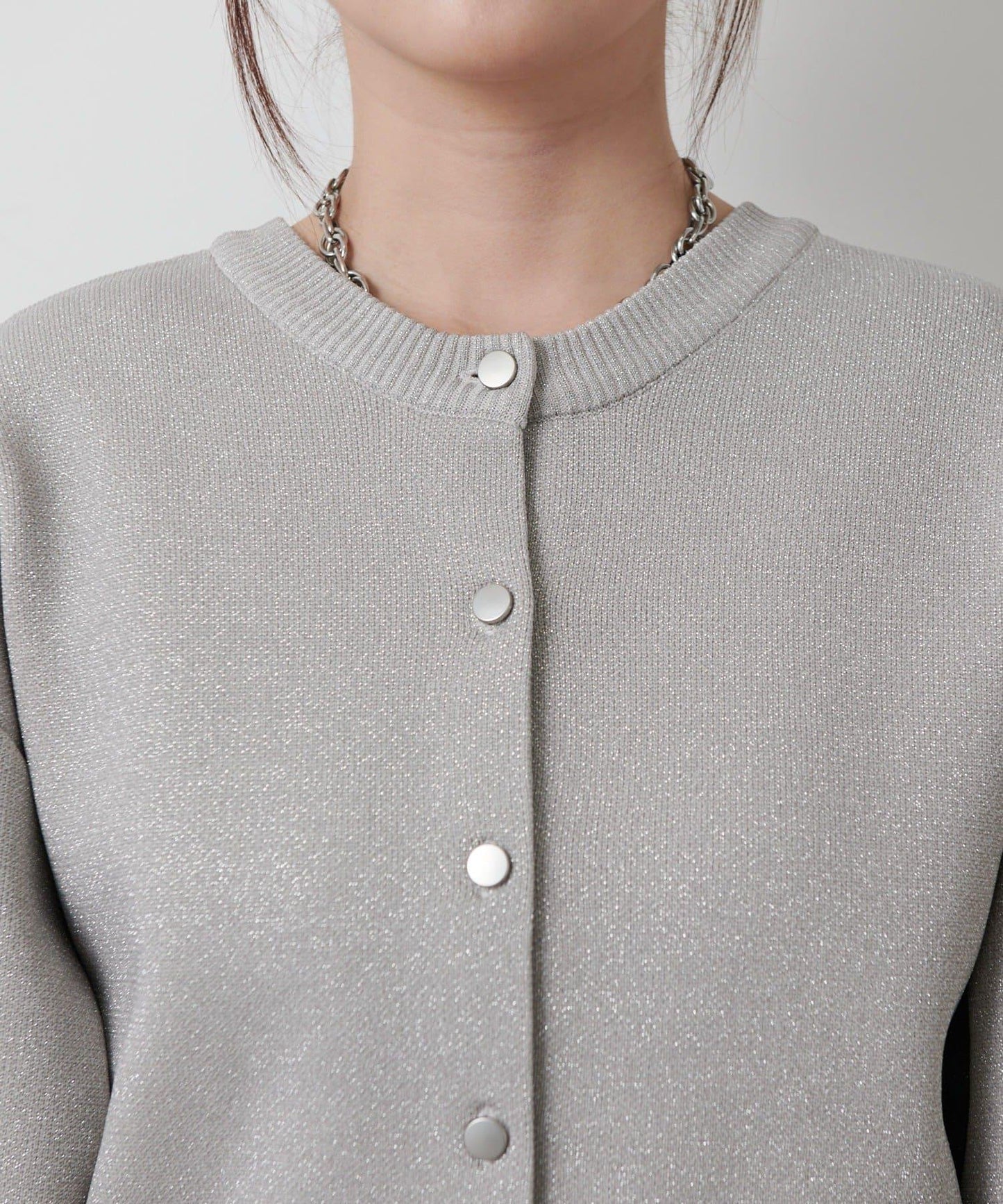 【AW/復刻】亮絲針織開衫