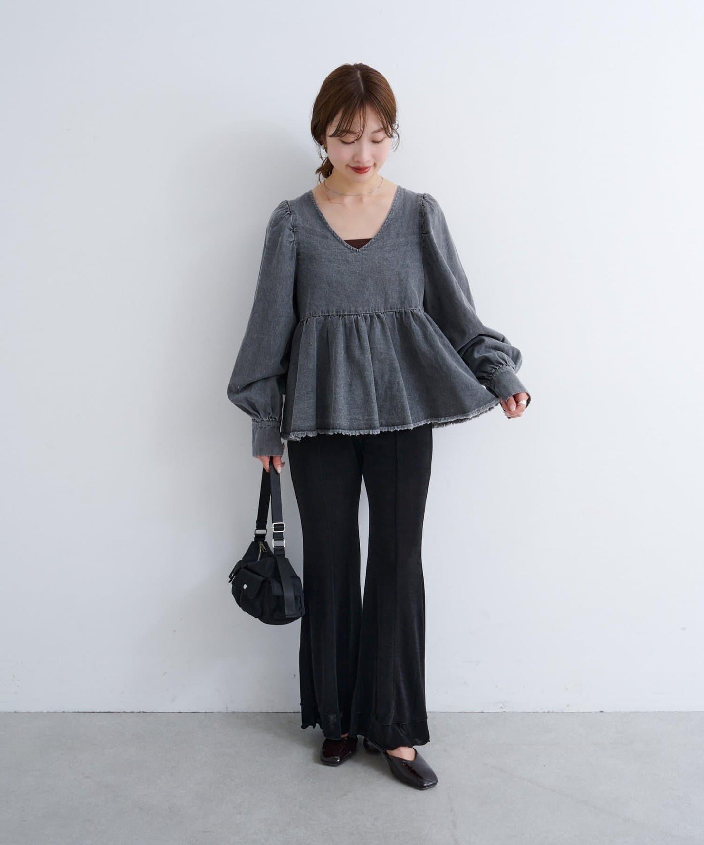 B牛仔2WAY襯衫