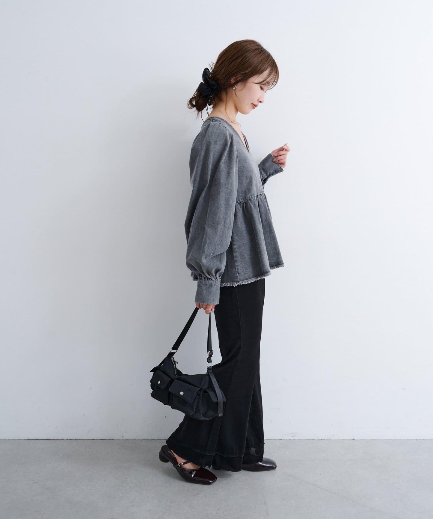 B牛仔2WAY襯衫