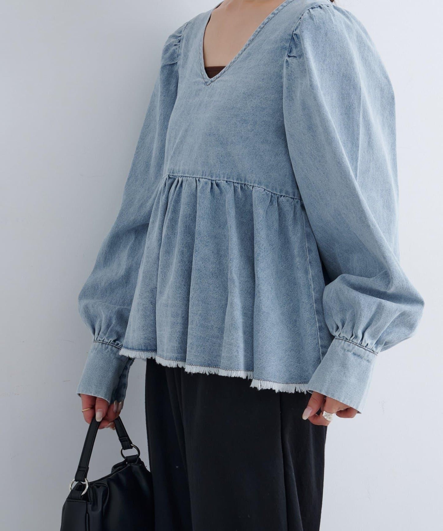 B牛仔2WAY襯衫