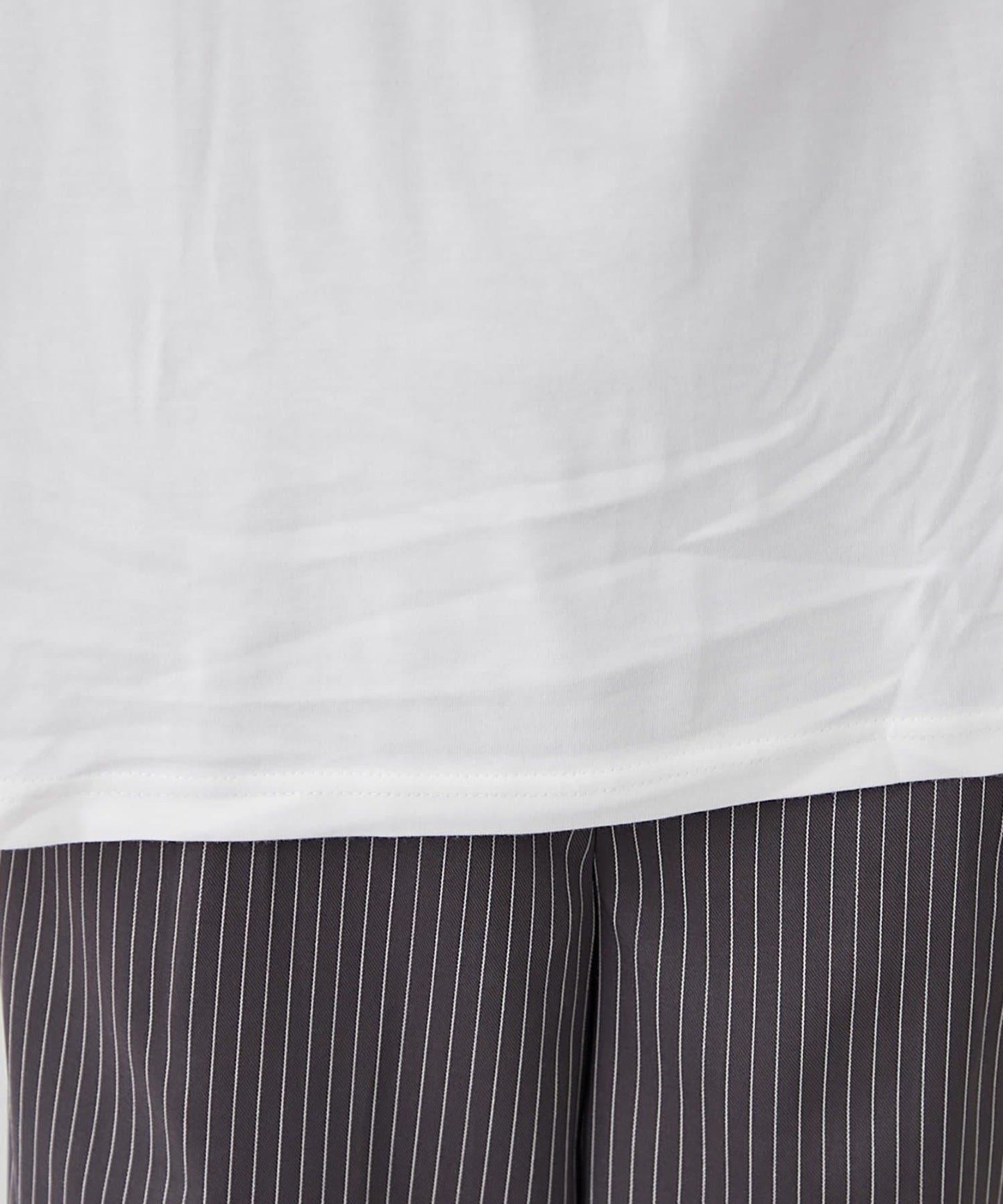 【前後兩穿】前胸印花長袖T恤