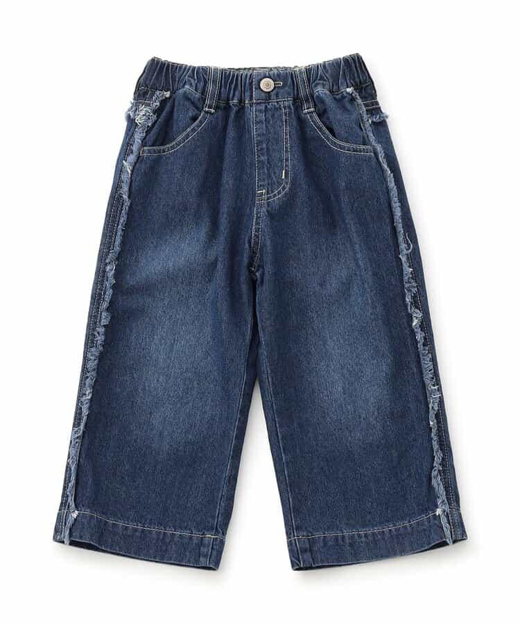 流蘇裝飾牛仔褲 10分褲