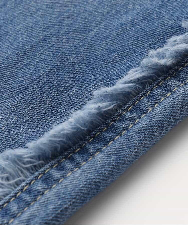 流蘇裝飾牛仔褲 10分褲