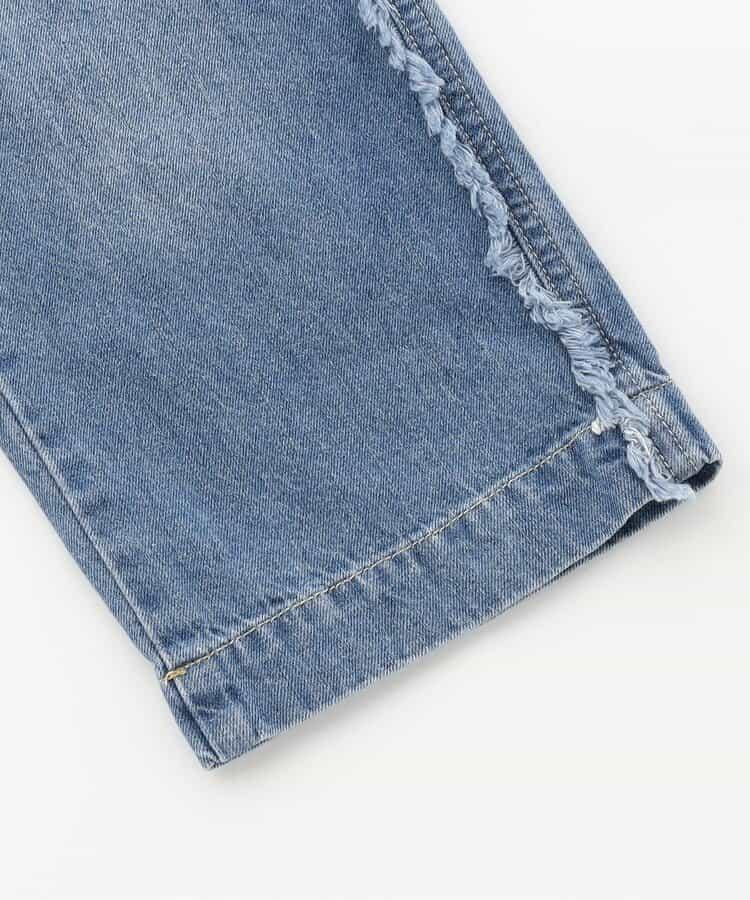 流蘇裝飾牛仔褲 10分褲
