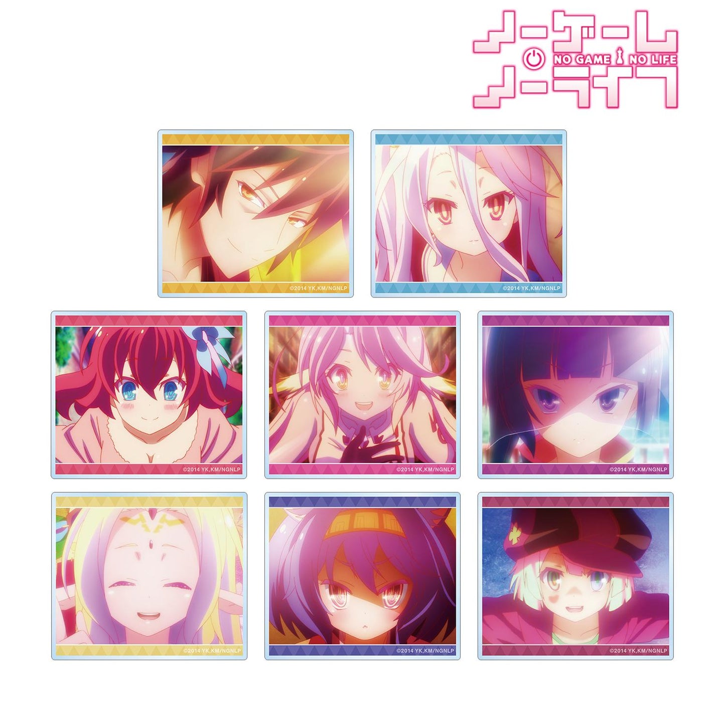 《NO GAME NO LIFE 遊戲人生》 場景插畫亞克力卡片(單品/全套BOX)【BOX/8包入】