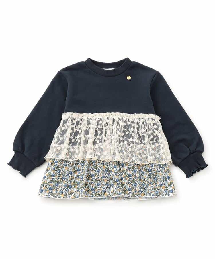 異材質荷葉邊衛衣