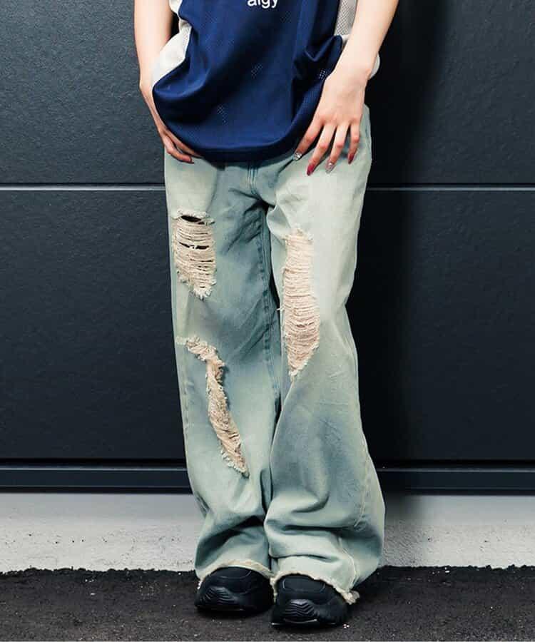 破洞牛仔褲