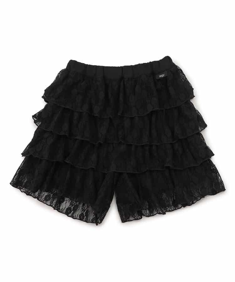 蕾絲荷葉邊裙褲