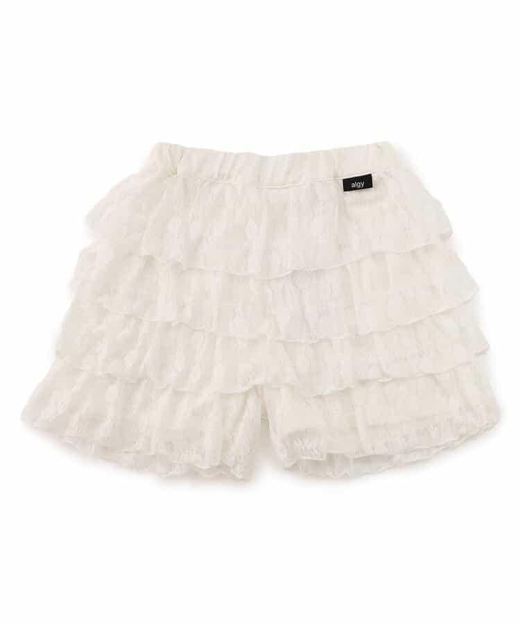 蕾絲荷葉邊裙褲