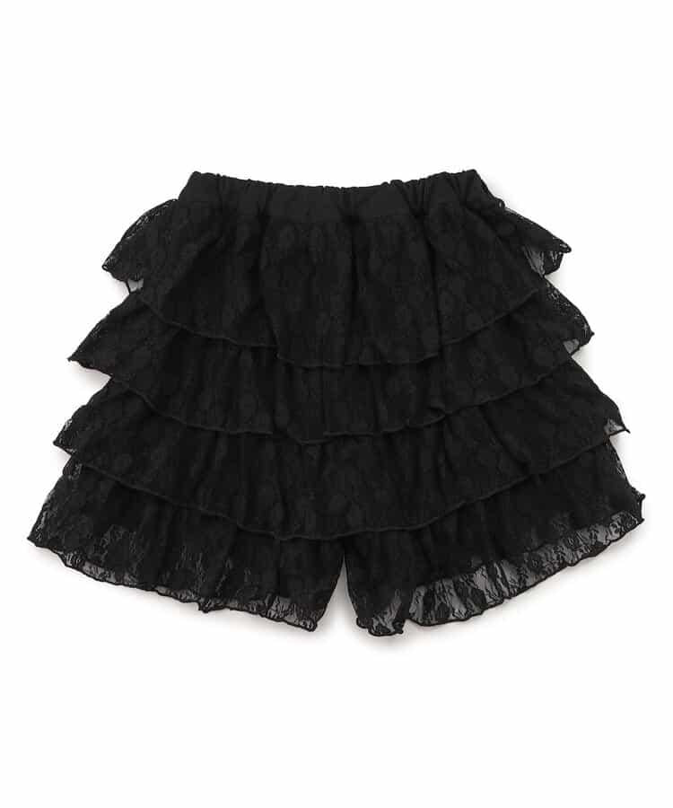 蕾絲荷葉邊裙褲