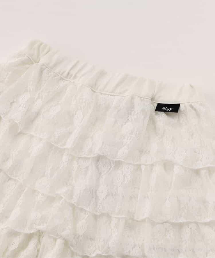 蕾絲荷葉邊裙褲