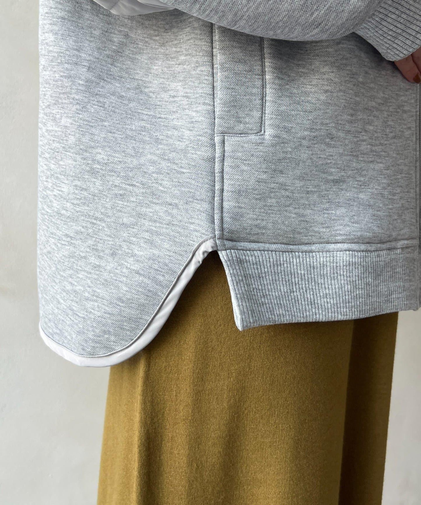 現代風格拼接棉服連帽夾克