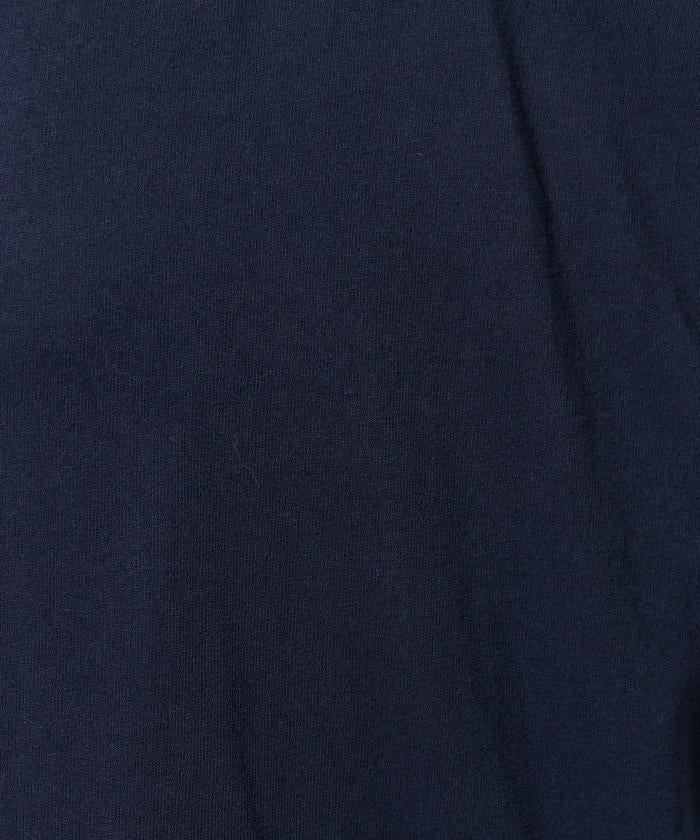 USA棉亨利領迷你連衣裙