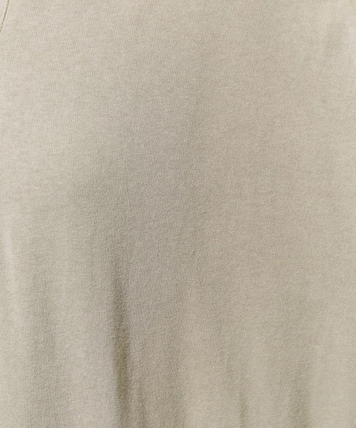 美國棉亨利領長袖連衣裙