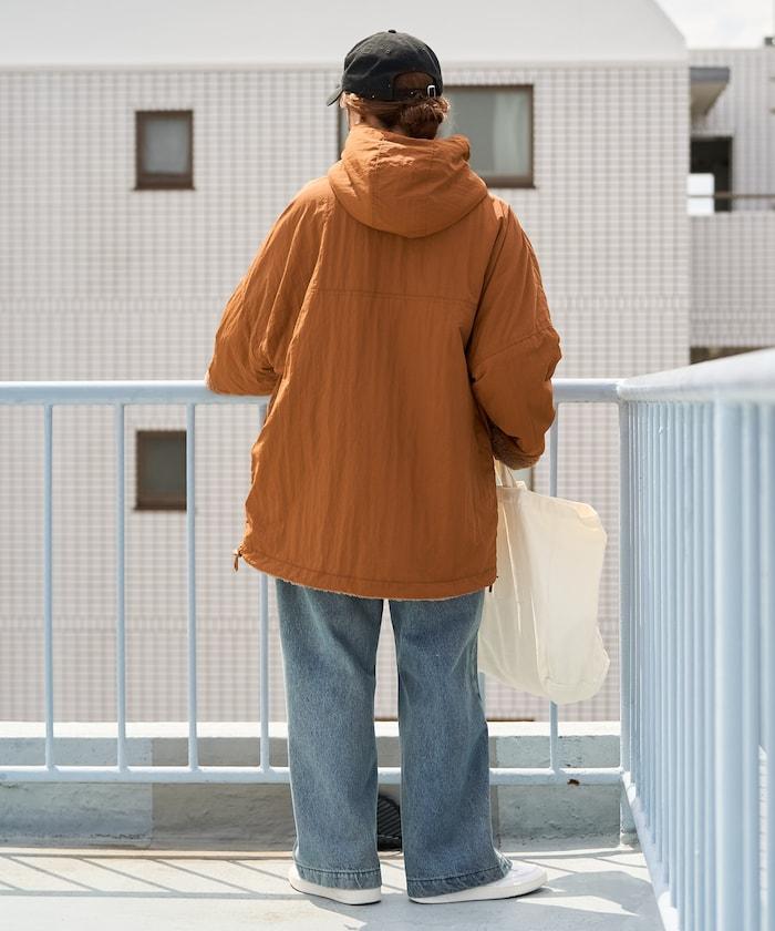 OUTDOORS羊羔絨可雙面穿連帽外套