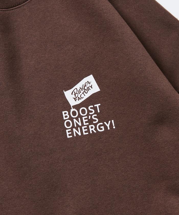 Burger Factory×FREAK'S STORE/ Burger Factory特別款寬鬆版型背部印花圓領衛衣