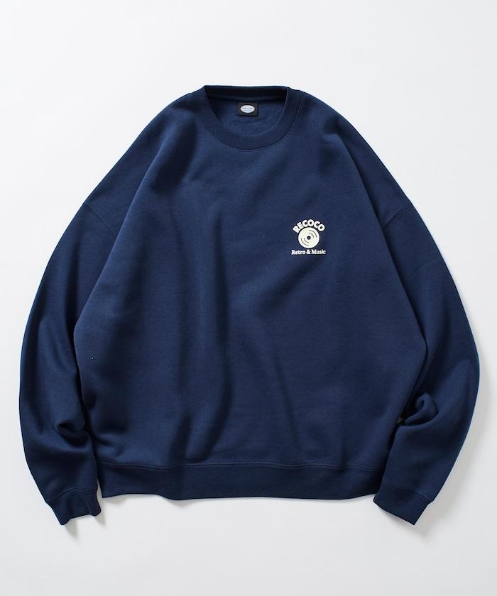 RECOCO×FREAK'S STORE/レココ 特別款寬鬆版型背部印花圓領衛衣【限量】