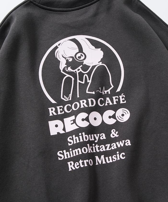 RECOCO×FREAK'S STORE/レココ 特別款寬鬆版型背部印花圓領衛衣【限量】