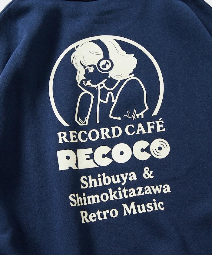 RECOCO×FREAK'S STORE/レココ 特別款寬鬆版型背部印花圓領衛衣【限量】