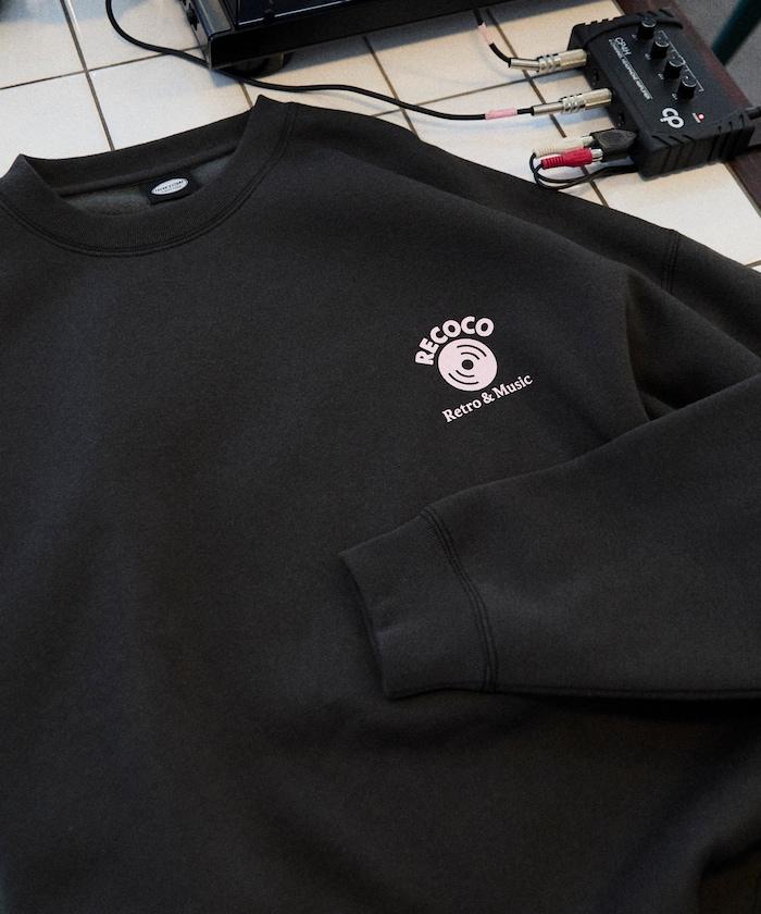RECOCO×FREAK'S STORE/レココ 特別款寬鬆版型背部印花圓領衛衣【限量】