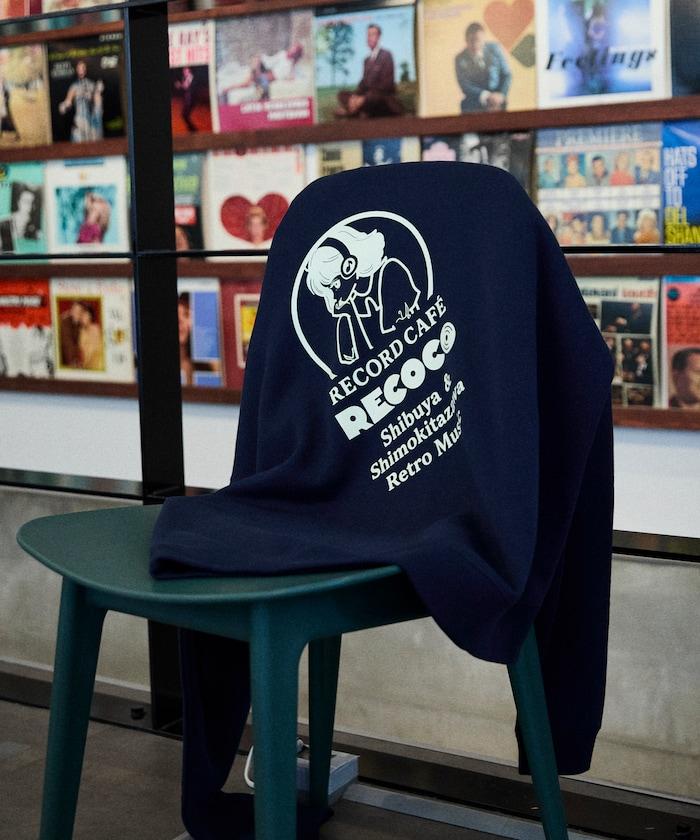 RECOCO×FREAK'S STORE/レココ 特別款寬鬆版型背部印花圓領衛衣【限量】