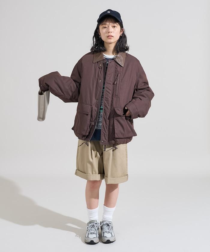 棉尼龍短款夾克