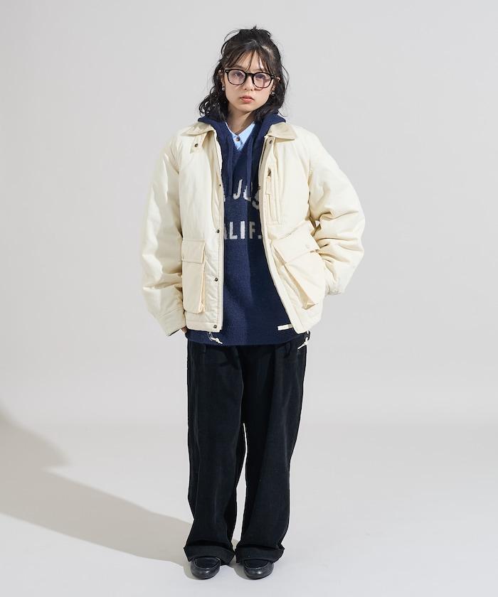 棉尼龍短款夾克