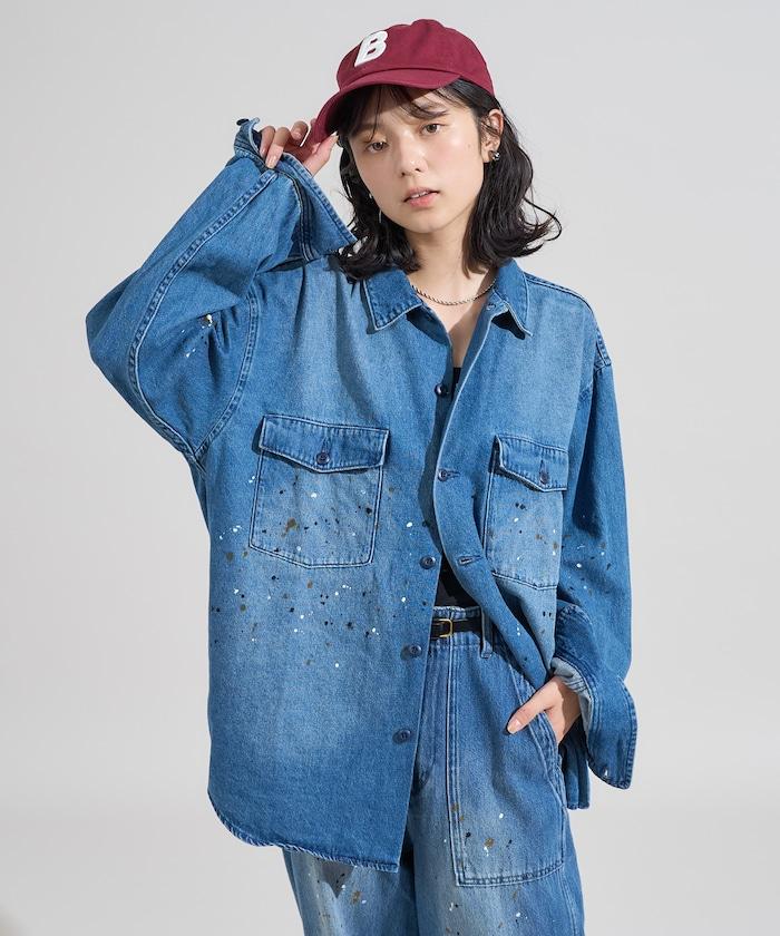 塗鴉工藝襯衫夾克<可搭配套裝>