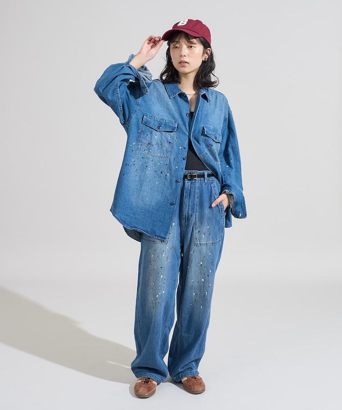 塗鴉工藝襯衫夾克<可搭配套裝>